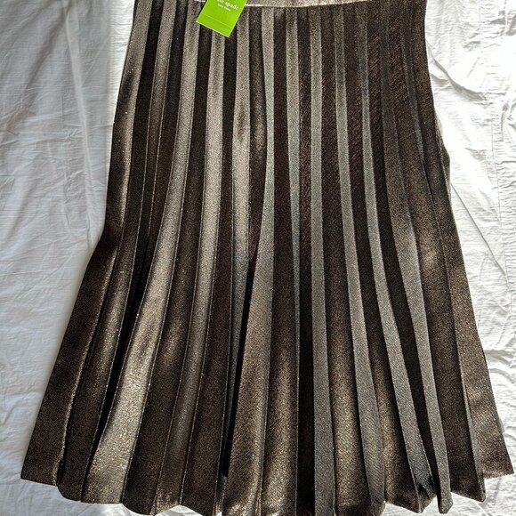 Kate Spade Dresses & Skirts - Kate Spade Gold Pleated Skirt